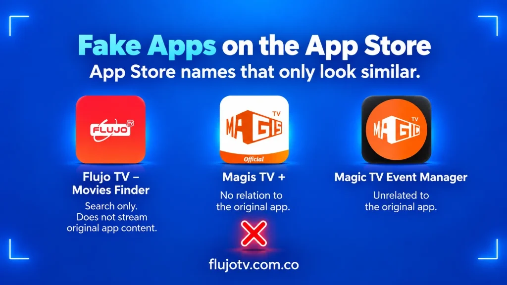 Fake apps on the App Store (similar names)