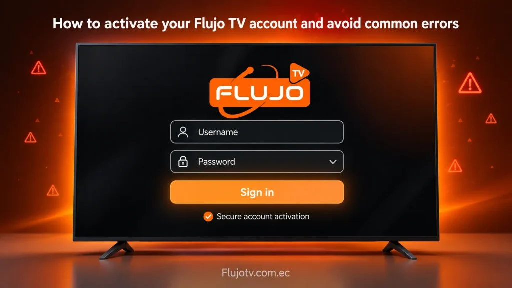 How to activate your Flujo TV account