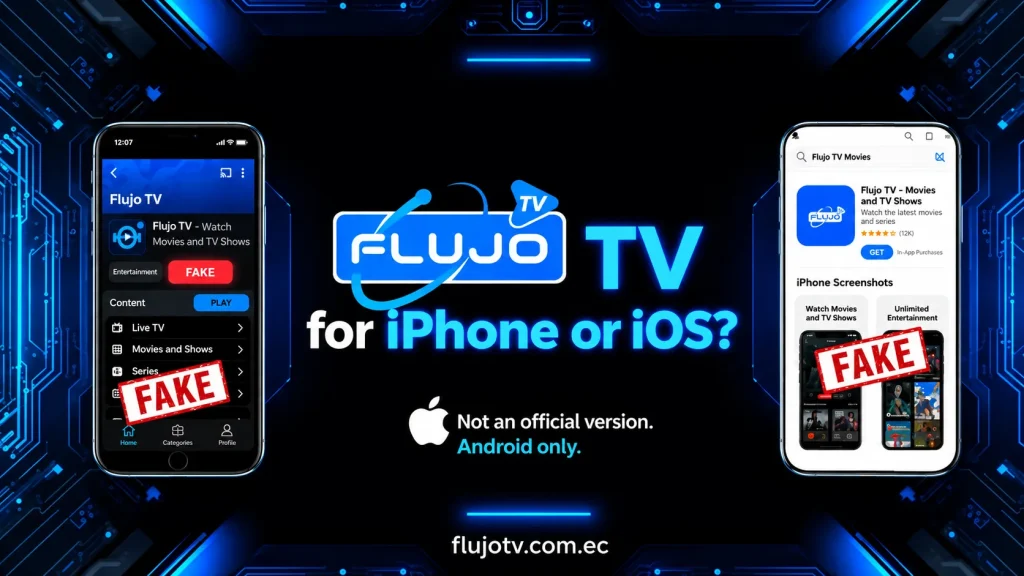 Is There an Official Version of Flujo TV for iPhone or iOS